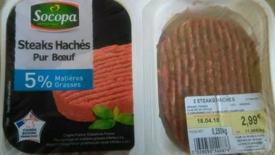 Steaks hachés pour boeuf Socopa , code 3039050140876