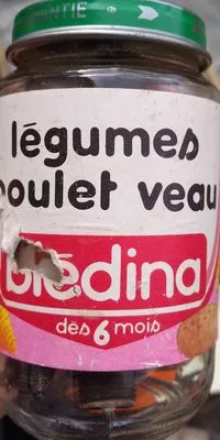 Légumes Poulet Veau Blédina 200 g, code 3041090004315