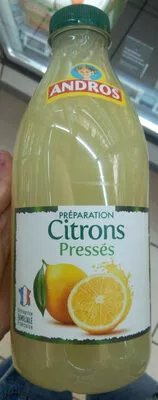 Citron pressés Andros 1l, code 3045320104530