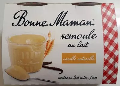 Semoule au lait à la vanille naturelle Bonne Maman 400 g (4 * 100 g), code 3045320519402