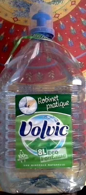 Eau minérale naturelle éco fontaine Volvic, Danone, Société des eaux de Volvic 8l, code 3057640153723