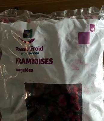 Framboises Surgelées PassionFroid, Pomona 1 kg, code 3061432138003