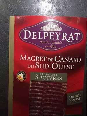 Magret de Canard du Sud-Ouest Séché au Poivre Delpeyrat , code 3067163623917