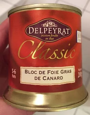 Bloc de Foie Gras Delpeyrat, Delpeyrat Classic 200 g, code 3067163624792