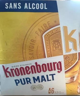 Kronenbourg pur malt sans alcool Kronembourg 25 cl, code 3080216054902