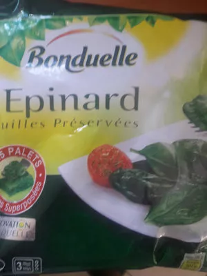 L'Epinard Feuilles Préservées Bonduelle 750 g, code 3083680836371