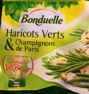 Haricots verts & champignons de Paris Bonduelle , code 3083681070361