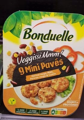 Veggissim 9 mini paves bonduelle 180 g, code 3083681086591