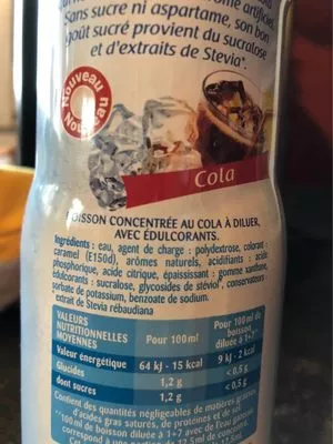 Sirop cola 0 sucre Teisseire, Teisseire Zéro 60 cl e, code 3092718609801