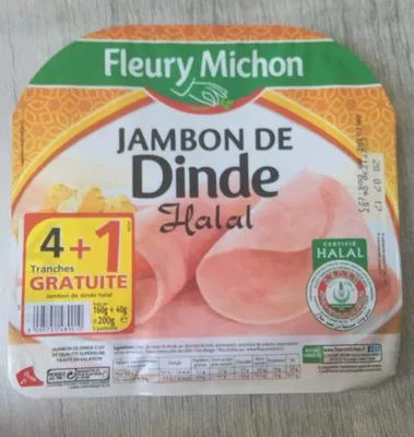 Jambon de dinde Halal Fleury Michon , code 3095751489010