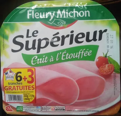 Le Supérieur Cuit à l'Étouffée (6+3 gratuites) Fleury Michon 360 g, code 3095756232017