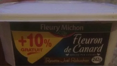 Fleuron de canard (+10% gratuit) Fleury Michon 242 g, code 3095756246014