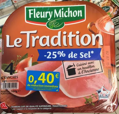 Le Tradition (-25% de sel) Fleury Michon 160 g, code 3095756314010