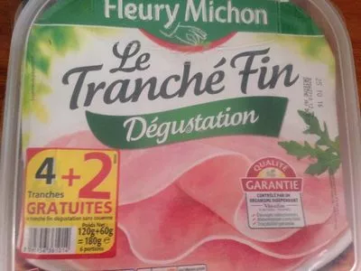 Le Tranché Fin Dégustation Fleury Michon 180 g (120 g + 60 g), code 3095756361014