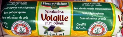 Roulade de Volaille aux Olives, Halal Fleury Michon 300 g (Environ 7 portions), code 3095756374014