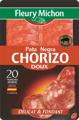 Chorizo doux Pata Negra - 60 g. Fleury Michon 60 g, code 3095757282011