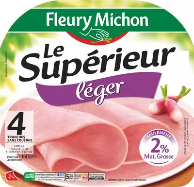 Le supérieur léger - 4tr. Fleury Michon 160 g, code 3095757686109