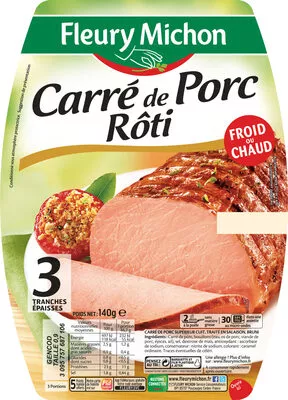 Carré de Porc Rôti Fleury Michon 140 g, code 3095757687106