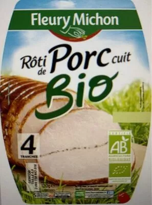 Roti de porc cuit Fleury Michon 80 g, code 3095757764104