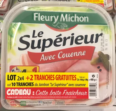 Le Supérieur, avec couenne Fleury Michon 400 g, code 3095757766108