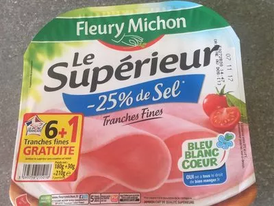 Le superieur -25% sel Fleury Michon 210 g (180g+30g gratuit), code 3095758215018