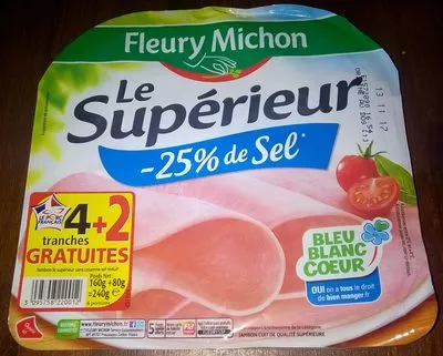 Le supérieur -25% de Sel Fleury Michon 240 g (160 g + 80 g), code 3095758220012