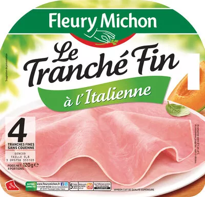 Le tranché fin à l'italienne - 4tr. Fleury Michon 120 g, code 3095758355103