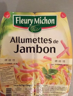 Allumettes de Jambon Fleury Michon 150 g, code 3095758799105