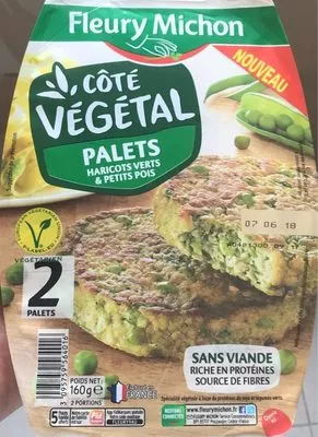 Palets Haricots verts & Petits pois Fleury Michon , code 3095759587015