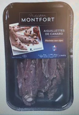 Aiguillettes de canard aux cèpes Maison Montfort 300g, code 3104544010116