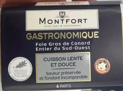 Foie gras de canard entier du Sud-Ouest Montfort 200 g, code 3104544017696