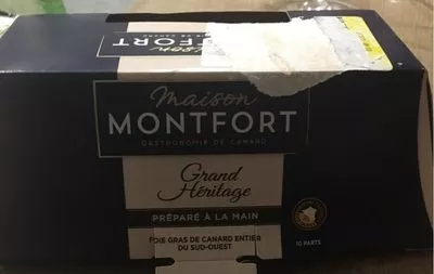 Foie gras de canard entier du Sud-Ouest Maison Montfort , code 3104544070226