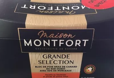 Bloc de fois gras grande selection Montfort , code 3104544070394