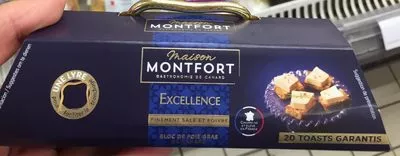 Bloc de Foie Gras de Canard Montfort, Maison Montfort 140 g, code 3104544070509