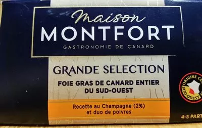 Foie gras de canard entier du sud-ouest Montfort , code 3104544070943