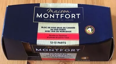 Bloc de foie gras de canard du sud-ouest Montfort , code 3104544072077