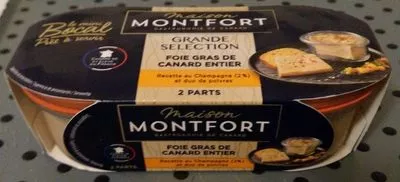 Foie gras de canard entier Maison Montfort 80g (2x40g), code 3104544072244