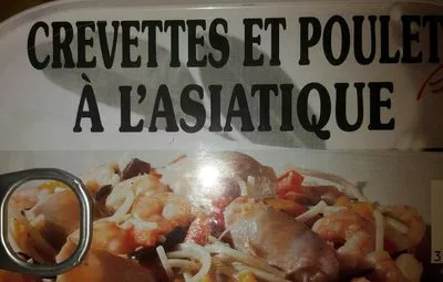 Crevettes et poulet à l'asiatique Penny 300 g, code 3106220032375