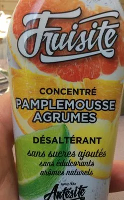 Concentré a diluer pamplemousse agrumes FRUISITE Antésite, Fruisité 13 cl, code 3109850018801