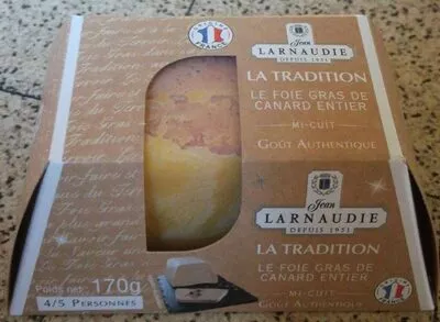 Fois gras de canard entier Larnaudie 170 g, code 3113010146785