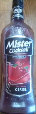 Cocktail sans alcool aux arômes cerise Mister Cocktail 75 cl, code 3138670344708