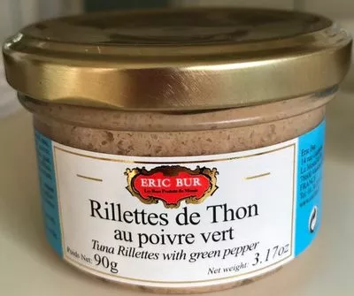 Rillettes de Thon au poivre vert Éric Bur , code 3144550007700