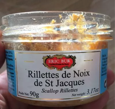 Rillettes de noix de st jacques Eric Bur , code 3144550007731