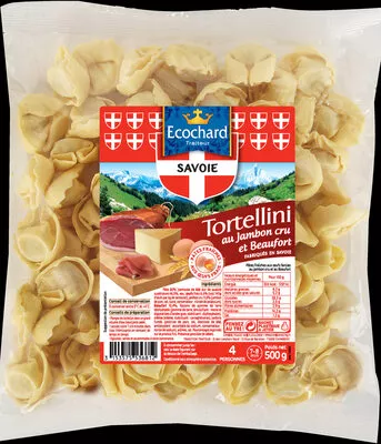 Tortellini au Jambon cru et Beaufort Ecochard 500g, code 3153575536812