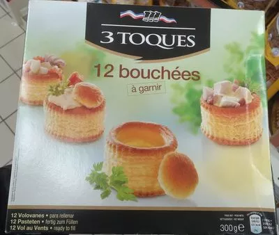 Bouchées à garnir 3 toques 300 g e, code 3162150026723