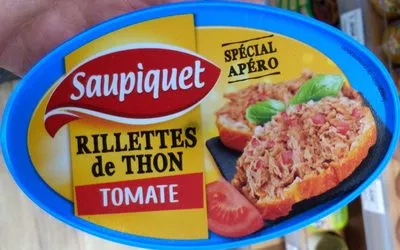 Rillettes de thon tomate Saupiquet 115 g, code 3165950217797