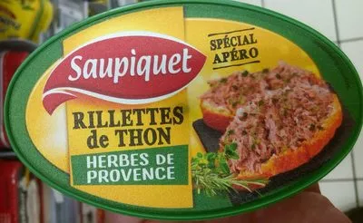 Rillettes de thon herbes de Provence Saupiquet 115 g, code 3165950217810