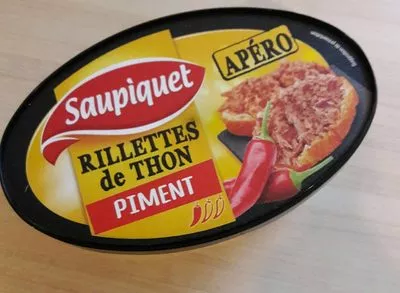 Rillettes de thon Saupiquet 115 g, code 3165950218510