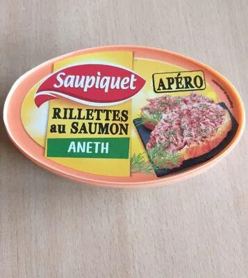 Rillettes de saumon aneth Saupiquet , code 3165950220018