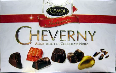 Cheverny Assortiment de chocolats noirs Cémoi 210 g, code 3173287455218